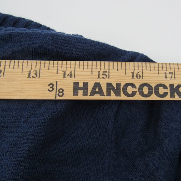 I N C International Concepts Women's Navy Blue Open Front Duster Cardigan XL - Picture 6 of 9